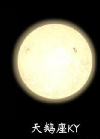 宇宙中最大的十顆恒星,盾牌座UY基地的密度大、天鵝座NML已知光度最高