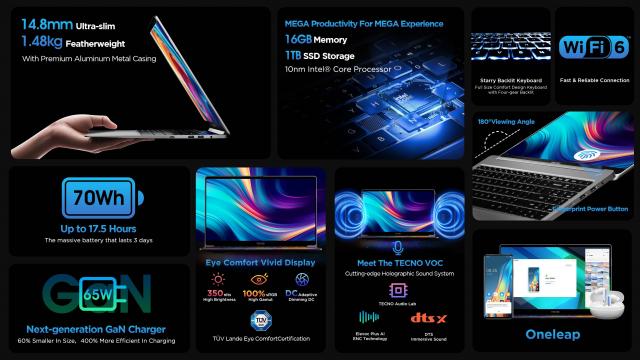 詮釋現(xiàn)代美學(xué)設(shè)計,TECNO首款筆記本電腦MEGABOOK T1重磅來襲! 詮釋現(xiàn)代美學(xué)設(shè)計,TECNO首款筆記本電腦MEGABOOK T1重磅來襲!